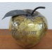 Decorative Capiz Apples w/ Tin Leaves, Set of 3, Vase Fillers, 3" x 3"   113202129161